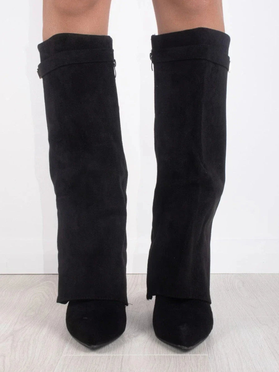 Women's Elegant Knee-High Suede Boots